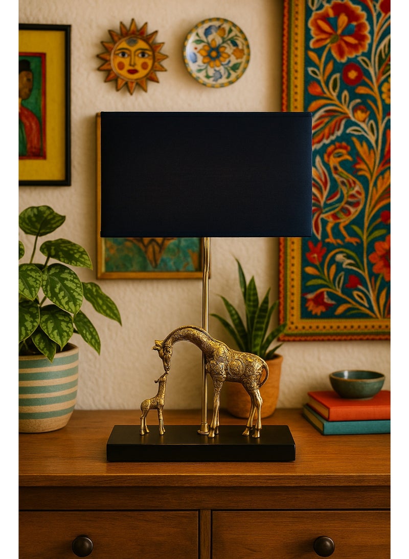 Roza lighting Black Golden Giraffe Table Lamp - Image 4