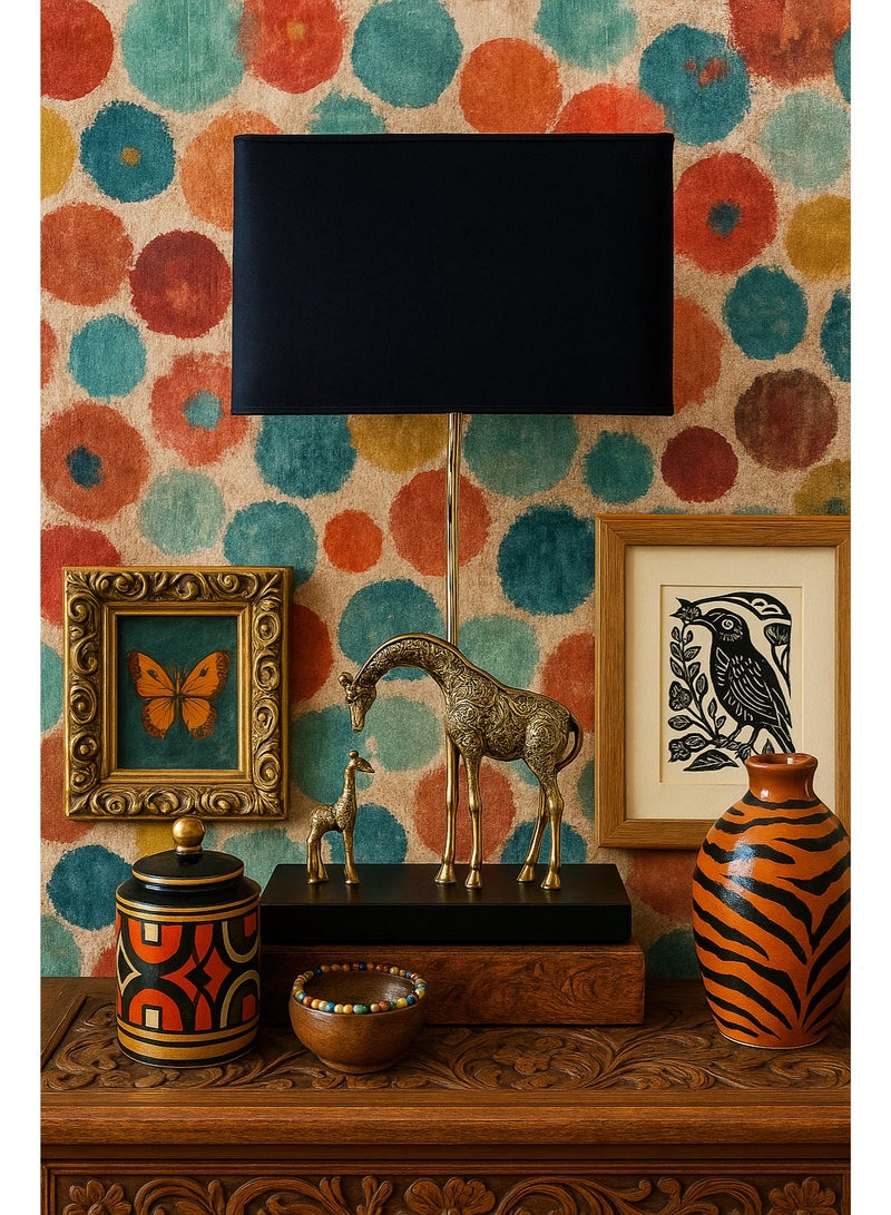 Roza lighting Black Golden Giraffe Table Lamp - Image 2