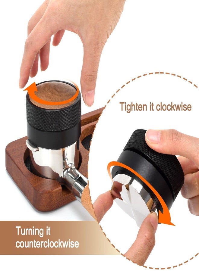 LYHLYA 53mm Coffee Distributor and Tamper, Dual Head Espresso Tool with Adjustable Depth - Professional Coffee Leveler and Hand Tamper for 51mm Portafilters, Barista-Grade Espresso Accessory (53mm) - Image 5