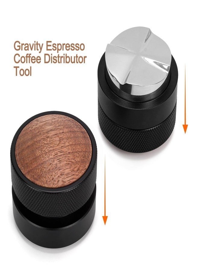 LYHLYA 53mm Coffee Distributor and Tamper, Dual Head Espresso Tool with Adjustable Depth - Professional Coffee Leveler and Hand Tamper for 51mm Portafilters, Barista-Grade Espresso Accessory (53mm) - Image 4