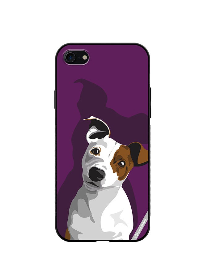 VR CREATIVE Protective Case Cover For Apple iPhone SE (2022) Dog Design Multicolour - Image 1
