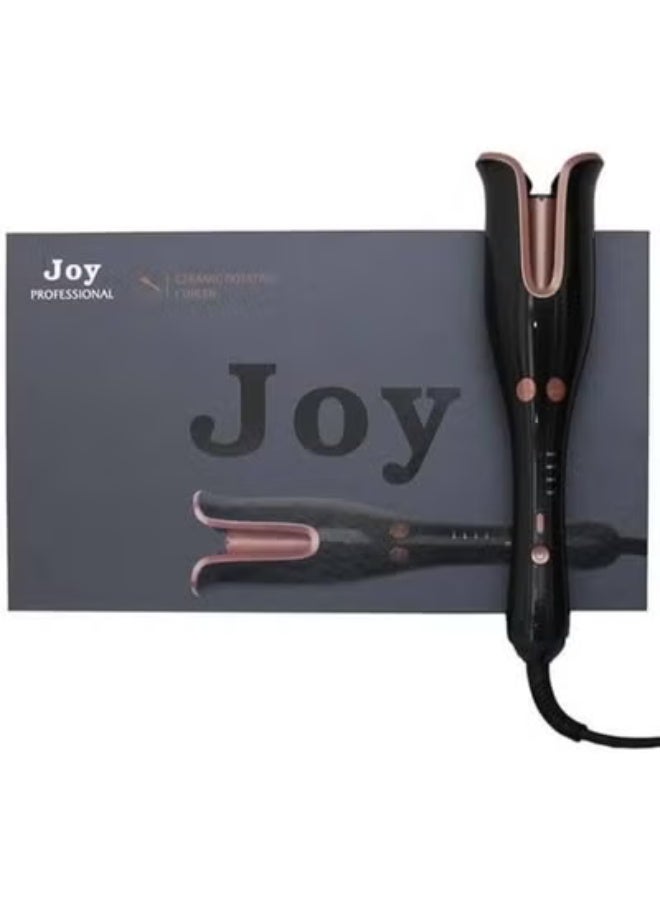 جوي Automatic Ceramic Hair Curler – Professional Auto Rotating Curling Iron with Adjustable Temperature Settings, Smart Alerts, Auto Shut-Off Safety, and Ceramic Air Spin Barrel for Fast, Long-Lasting Styling, Travel-Friendly Lightweight Design, Suitable for All Hair Types - Image 1
