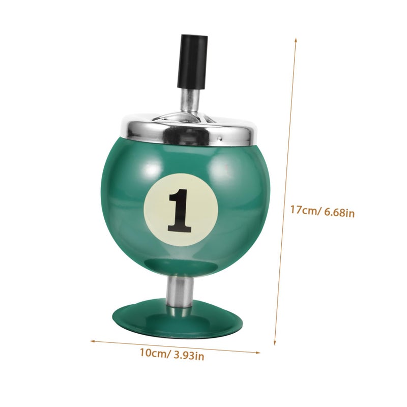Automatic Extinguishing Desktop Ashtray 2 Pack Assorted Colors 17x10x10cm Indoor Outdoor Use - Image 4