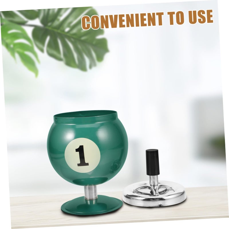 Automatic Extinguishing Desktop Ashtray 2 Pack Assorted Colors 17x10x10cm Indoor Outdoor Use - Image 5
