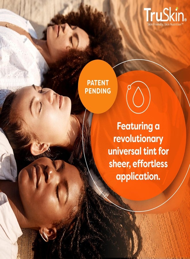 TruSkin Sunscreen Serum for Face - SPF 30 Universal Tinted Mineral Sunscreen Face Serum - Lightweight Transparent Finish - Zinc Oxide, Vitamin C, Hyaluronic Acid, Ceramides, All Skin Types, 1 fl oz - Image 5