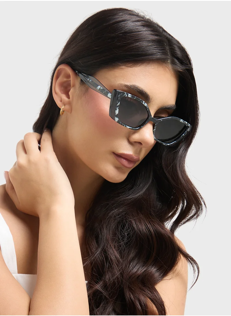 ايلا Polarized Angular Cat Eye Sunglasses