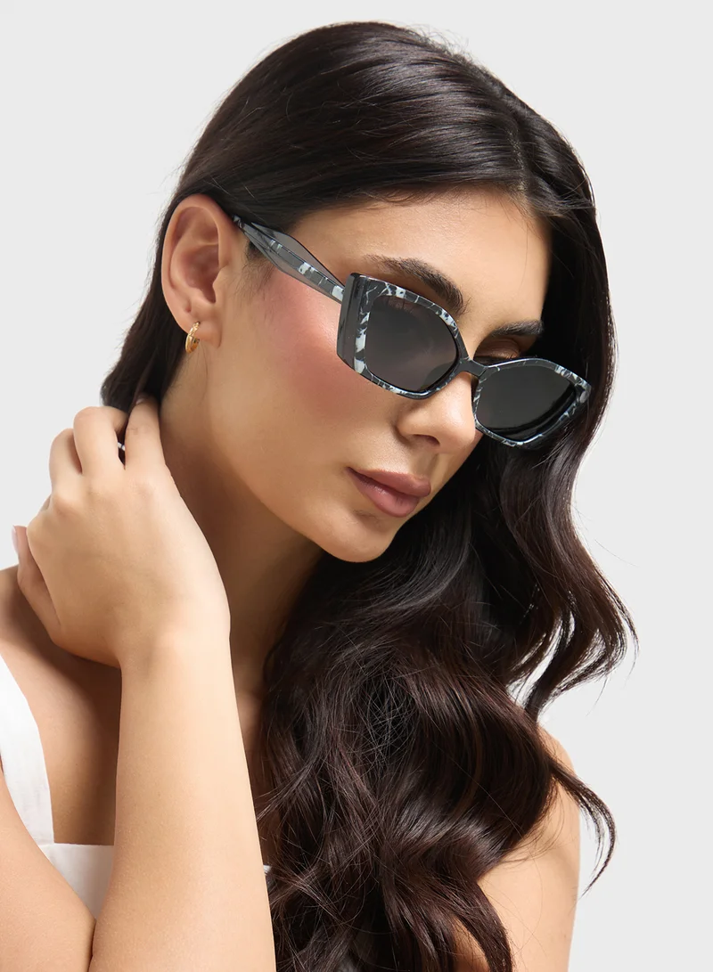 ELLA Polarized Angular Cat Eye Sunglasses