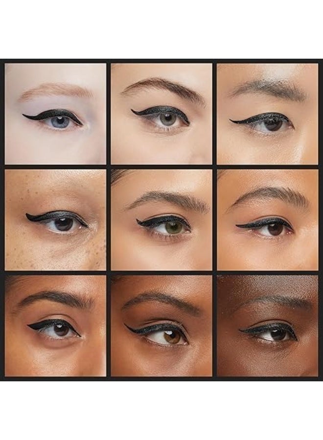 أم أن ميناو محدد عيون سائل مقاوم للماء 0.4 جرام - أسود غامق، يدوم طويلاً مع خط رفيع دقيق، مثالي للعيون الحساسة ومكياج يدوم طوال اليوم - Image 4