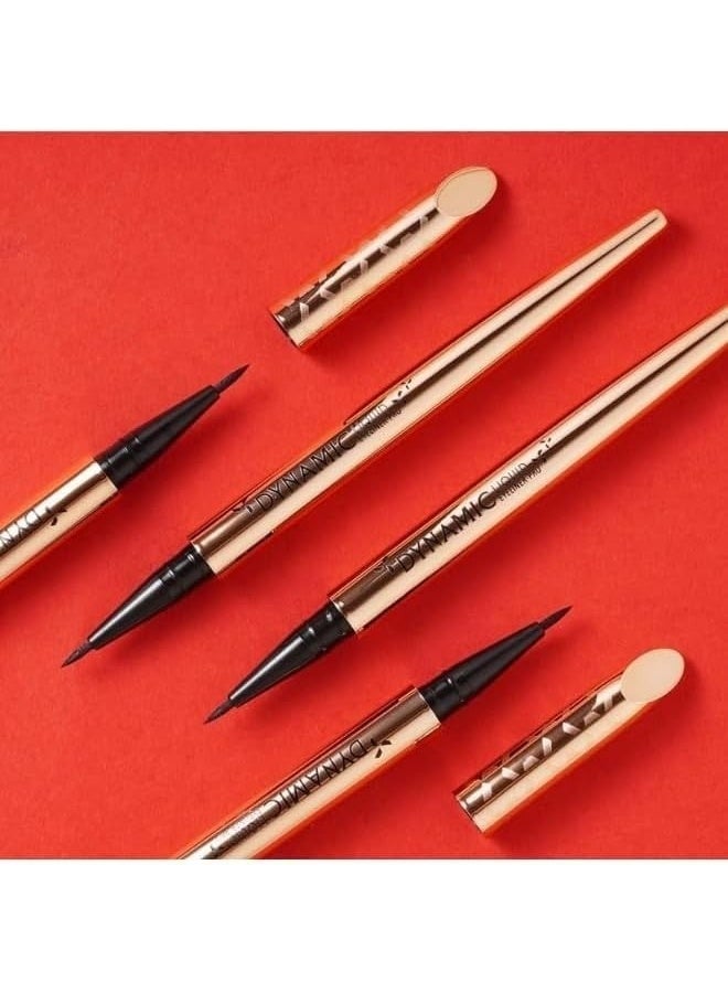 أم أن ميناو محدد عيون سائل مقاوم للماء 0.4 جرام - أسود غامق، يدوم طويلاً مع خط رفيع دقيق، مثالي للعيون الحساسة ومكياج يدوم طوال اليوم - Image 5