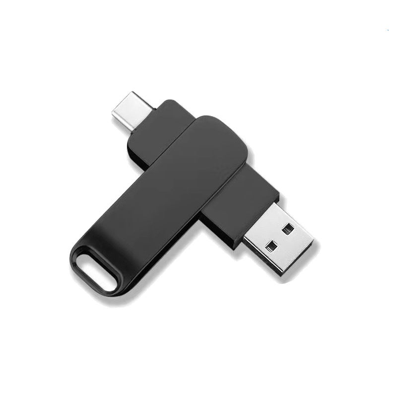 Metal Usb Flash Drive Car 64Gu Disk Large Capacity 3.0 Computer Dual-Use Usb Flash Drive Type-C Mobile Phone Usb Flash Drive - Image 1