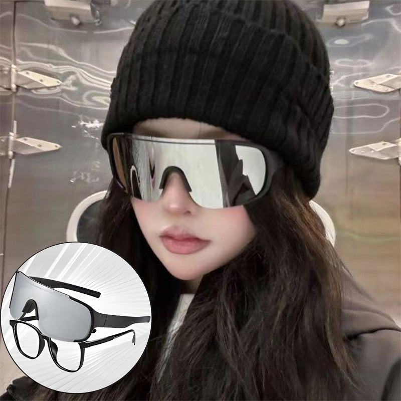 نظارات شمسية رياضية خارجية للتركيب فوق النظارات الطبية بإطار بولي كربونات وحماية UV400 - Image 3