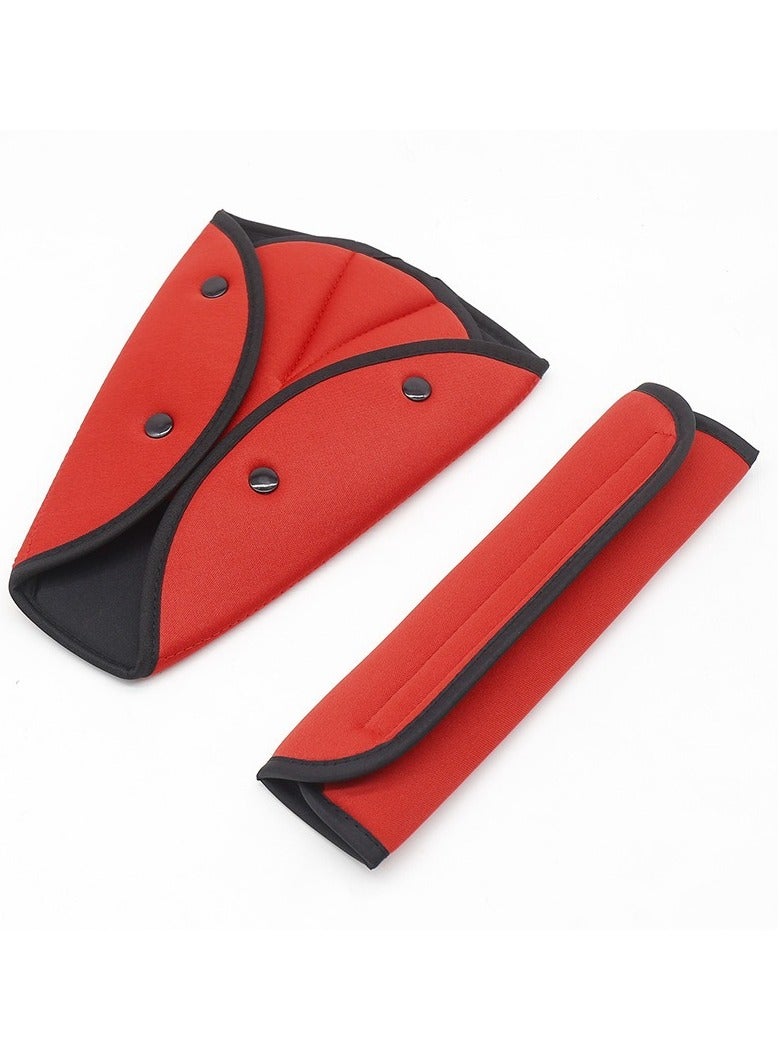 كيلا مشابك حزام الأمان لموضع غطاء الأمان، منظم حزام الأمان للأطفال والكبار، حزام وسادة حزام غطاء أمان السيارة، منظم حزام الكتف والرقبة التلقائي - Image 1