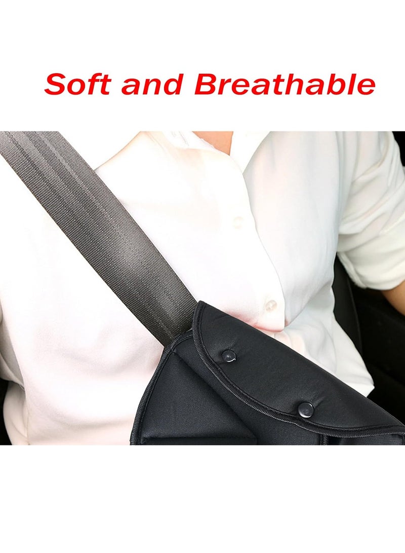 كيلا مشابك حزام الأمان لموضع غطاء الأمان، منظم حزام الأمان للأطفال والكبار، حزام وسادة حزام غطاء أمان السيارة، منظم حزام الكتف والرقبة التلقائي - Image 2