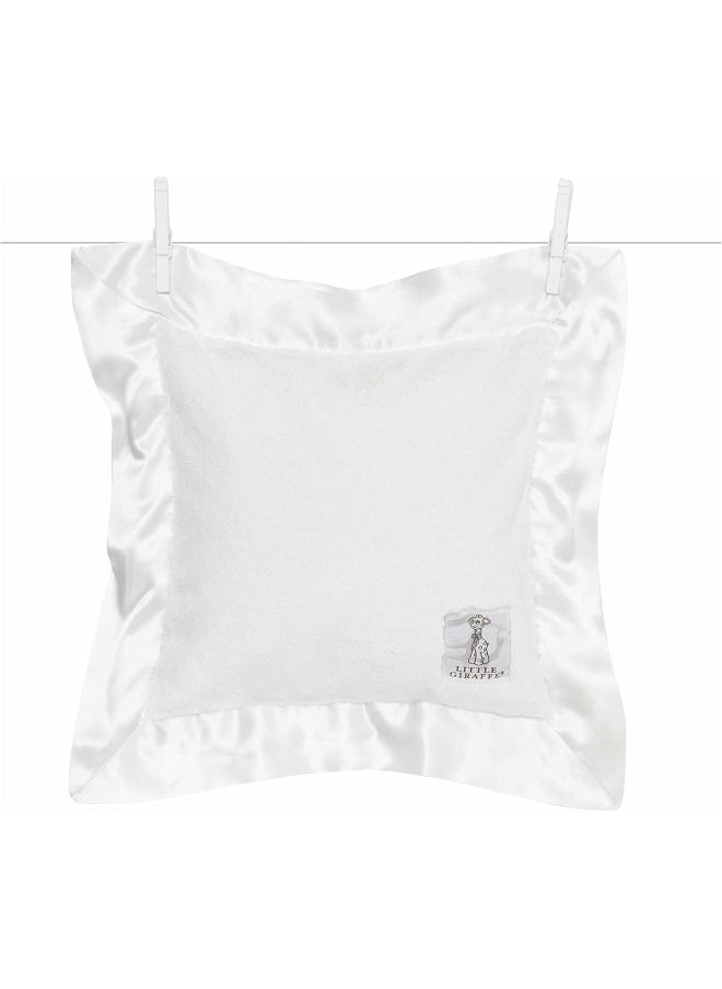 Little Giraffe Little Giraffe Luxe Pillow, 14" x 14", White 