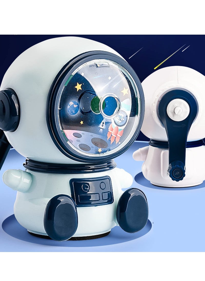 Y&D - SYOSI Manual Pencil Sharpener Hand Crank with Adjustable Kids Container and Sharp Blade Lovely Astronaut for School Office Home - Image 1