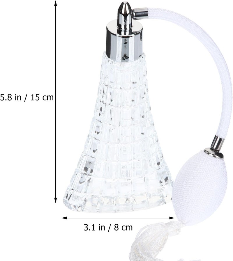 Refillable 70ml Glass Perfume Spray Bottle Clear Atomizer for Travel and Personal Fragrance Use - Image 2