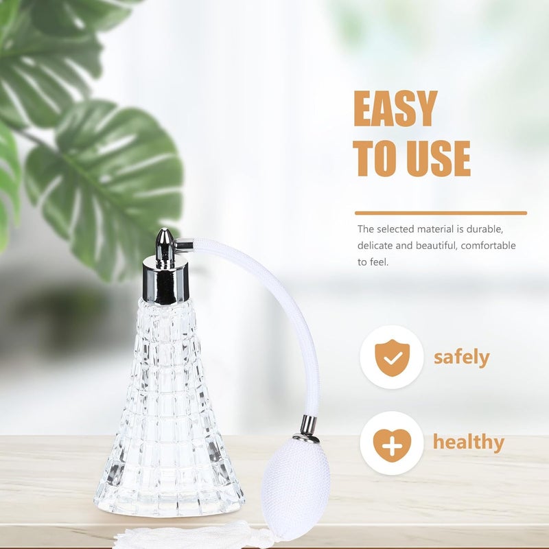 Refillable 70ml Glass Perfume Spray Bottle Clear Atomizer for Travel and Personal Fragrance Use - Image 4