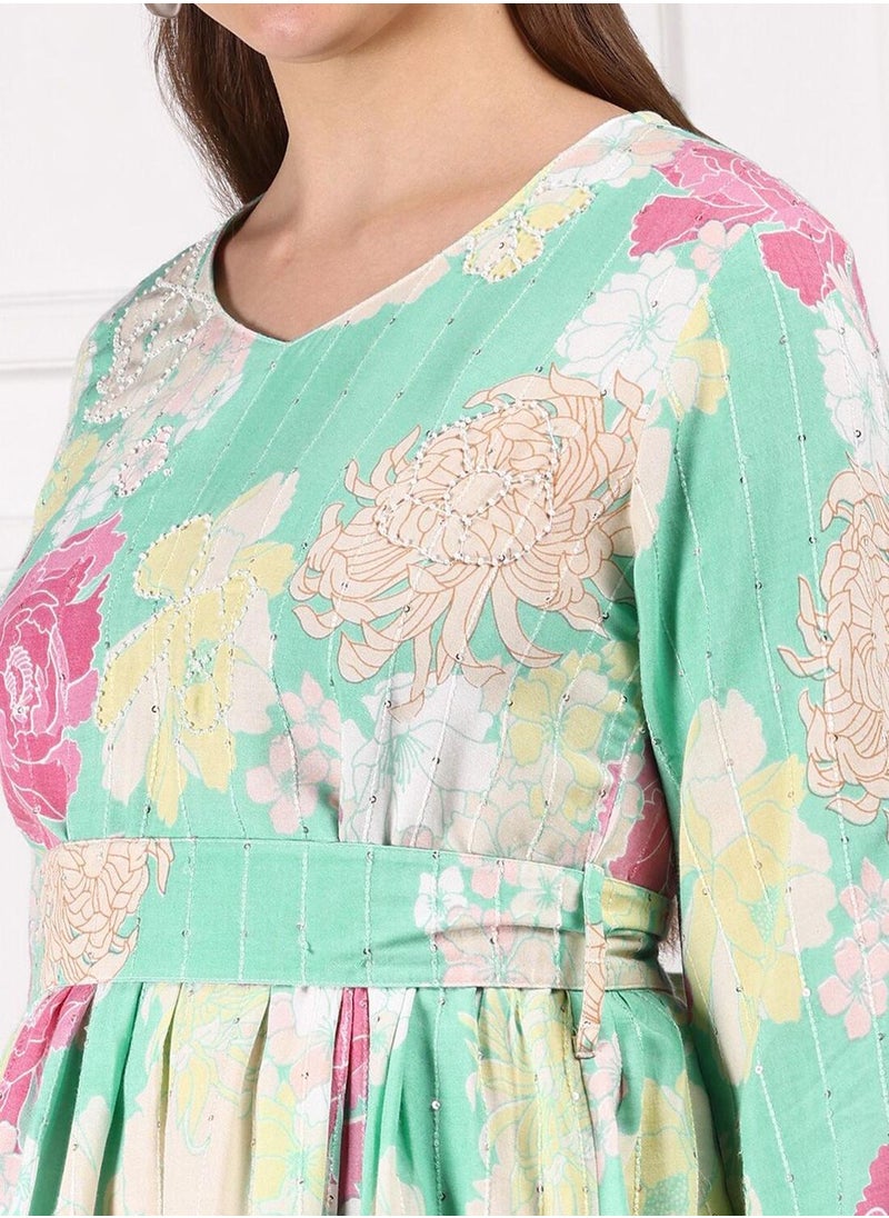 ISHIN Floral Print Dress  - Image 2