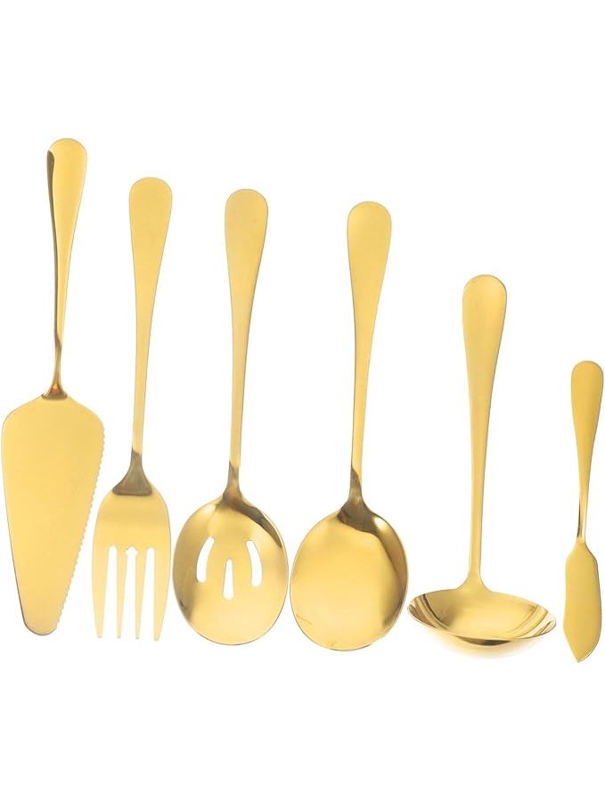 Golden Stainless Steel Cutlery Set For Parties Weddings Home Dining Dishwasher Safe Ergonomic Design - Image 1