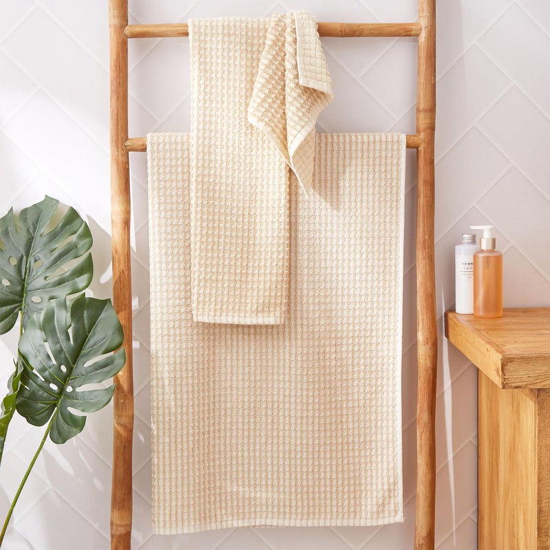 Home Centre Corsica SS24 - Cotton Waffle Terry Bath Towel 70CMX1.4M - Image 2