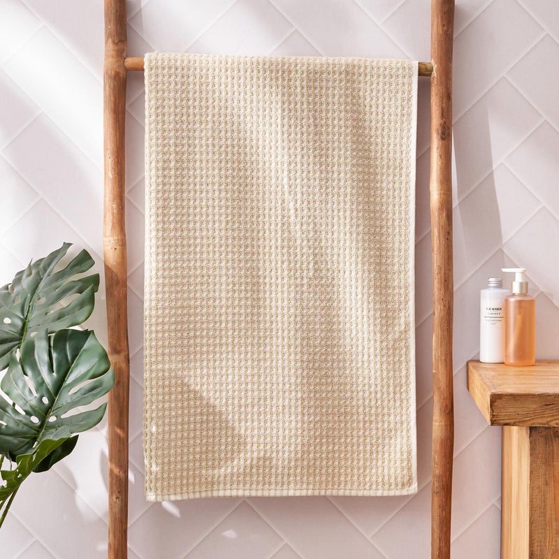 Home Centre Corsica SS24 - Cotton Waffle Terry Bath Towel 70CMX1.4M - Image 1