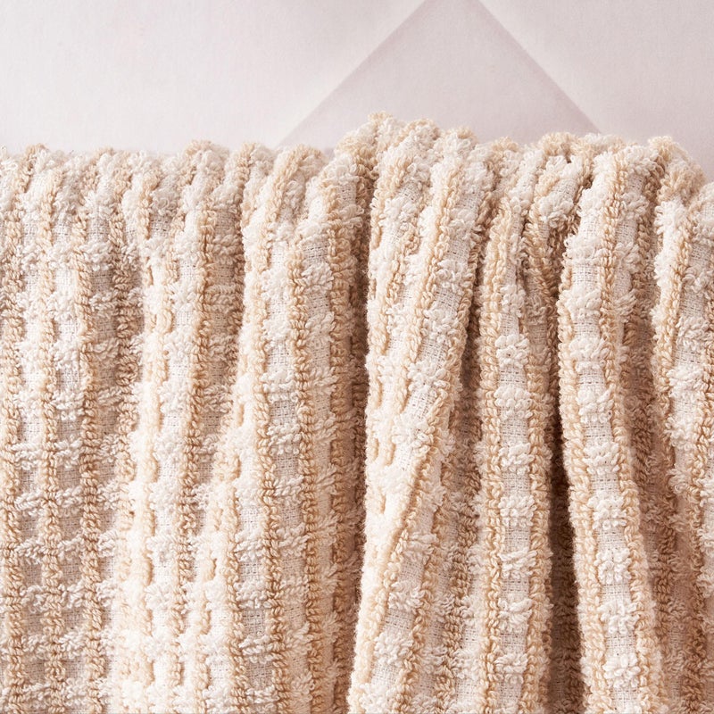 Home Centre Corsica SS24 - Cotton Waffle Terry Bath Towel 70CMX1.4M - Image 4