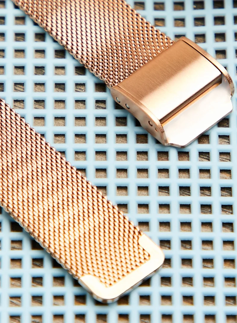 COCONUT LANE Milanese Rose Gold Apple Watch Strap 38/40mm