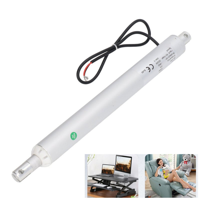 Pen Type Actuator 100mm Stroke DC12V Miniature Electric Actuator - Aluminum Alloy IP65 Linear Actuator for Electric Medical Beds - Image 3