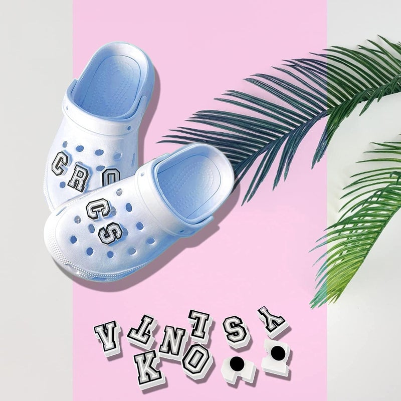 KASTWAVE Shoe Decoration Charms - 74 Pcs Letters & Numbers for Crocs and Bracelets - Image 4
