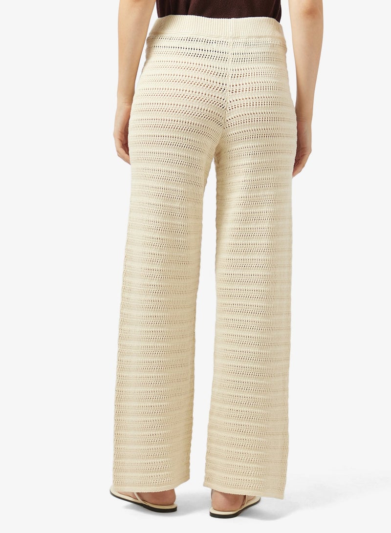 VERO MODA VMHAYLEY Mid Waist Loose Stitch Trousers 32" - Image 3