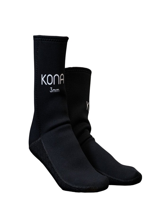 Kona 3mm Premium Neoprene Abrasion Resistant Scuba Diving Fin Socks with Pentagrip Technology (Medium) - Image 1