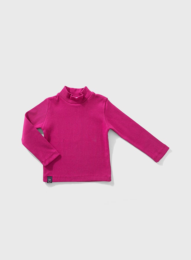 اون كيدز بلوفر تريكو بناتي أطفال صغار برقبة عالية