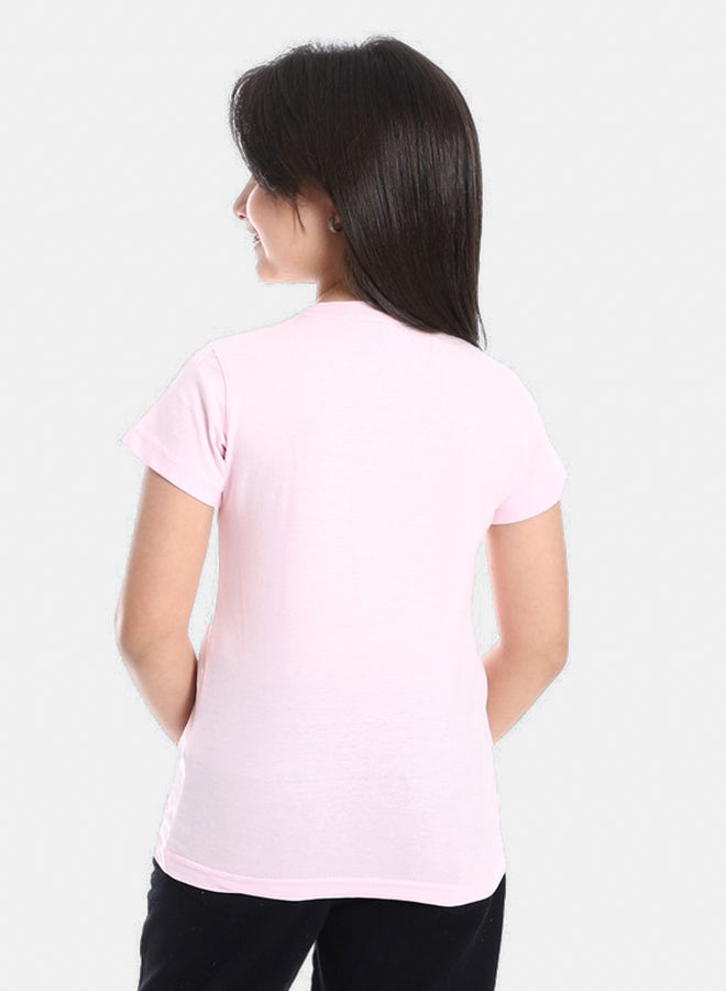 DIADORA Girls Cotton Printed T-Shirt - Image 3