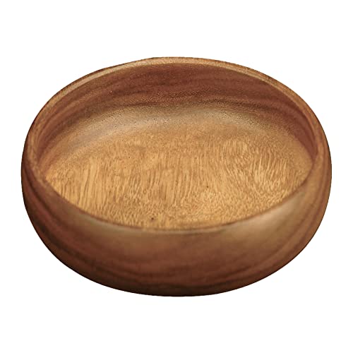 Pacific Merchants Trading Acaciaware Round Calabash Bowl 6Inch by 2Inch