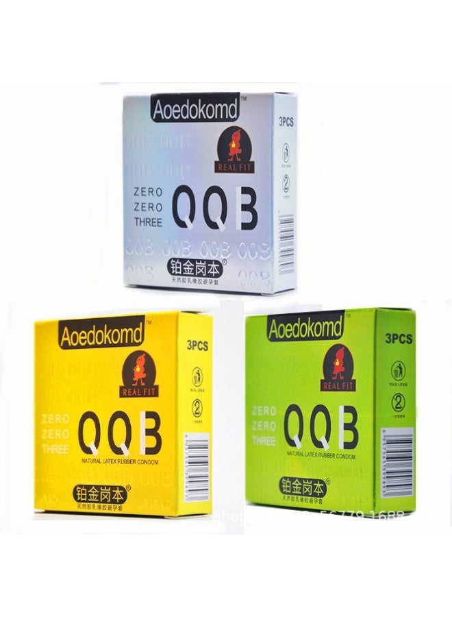 Generic 3Pc  Natural Rough Skin Condoms 