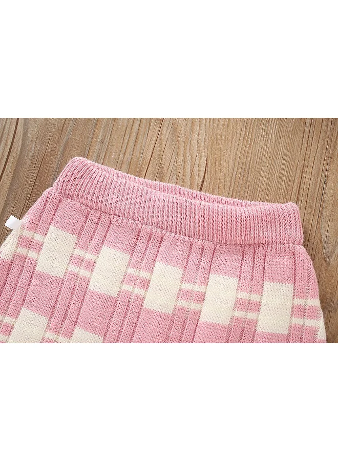 LITTLE SURPRISE BOX Checkered Knit Dress