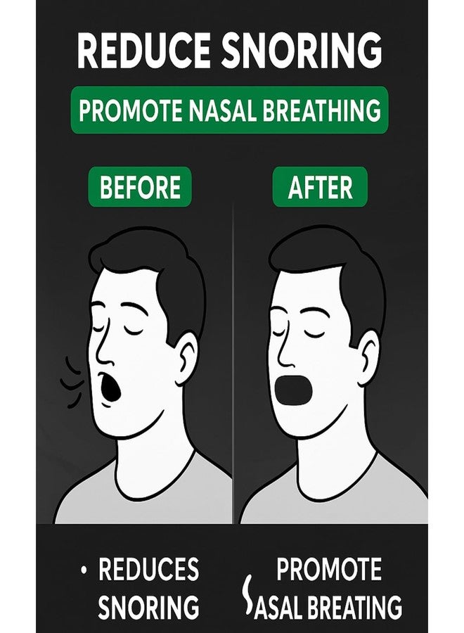 ZOXAR 30 Pcs Sleep Strips Mouth Tape for Sleeping – Anti-Snoring Strips for Nose Breathing, Snore Reduction & Better Sleep | Hypoallergenic Adhesive Mouth Stickers for Kids & Adults - Image 4