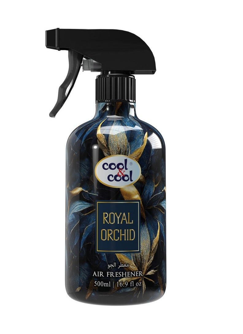Cool & Cool Cool & Cool Royal Orchid Air Freshener | Long Lasting Fragrance, Eliminates Bad Odour, 500ml  - Image 1