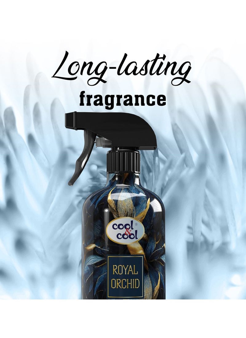 Cool & Cool Cool & Cool Royal Orchid Air Freshener | Long Lasting Fragrance, Eliminates Bad Odour, 500ml  - Image 5