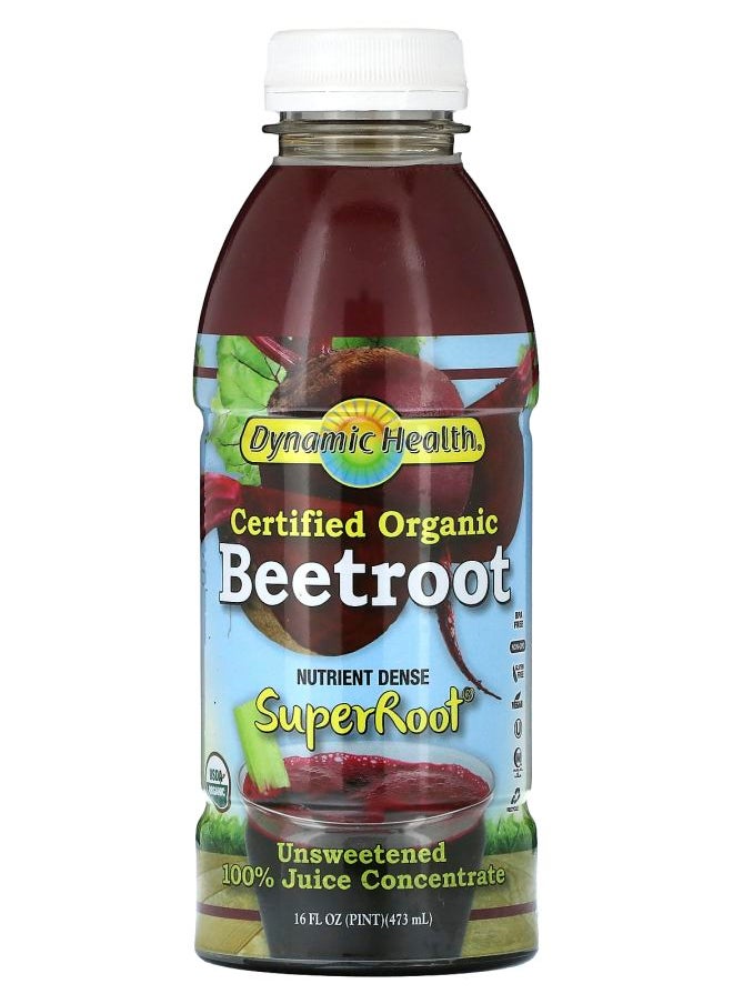 Dynamic Health Certified Organic Beetroot 16 fl oz (473 ml) 