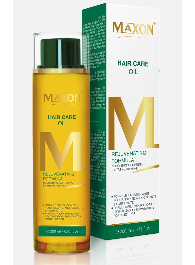MAX-ON Hair Care Oil 220ml – Nourishing Hair Oil for Smooth, Shiny & Healthy-Looking Hair - Image 1