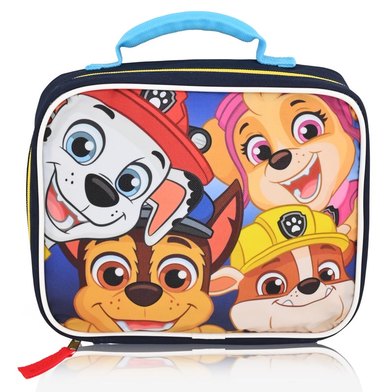 Fast Forward Paw Patrol Paw Patrol Chase, Marshall, Debris & Skye Lunch Box for Kids | Insulated & Reusable Lunch Box Blue - Image 1