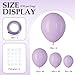 DECOCKRAT 130PCS PastelPurple Balloons Latex Balloons Different Sizes 1812105 In Helium Balloon with Ribbon Party Balloon Set for Birthday Wedding Graduation Anniversary Baby Shower Decoration - Image 4