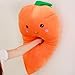 OUKEYI 216inch55cm Carrot Hugging Pillow Cute Carrot Shape Plush Toy for Kids - Image 4