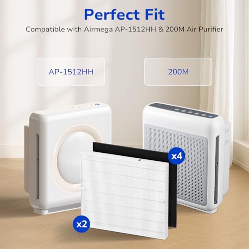 Fil-fresh فل-فريش 2-باك فلتر بديل Airmega AP-1512HH لجهاز تنقية الهواء Coway - Image 2
