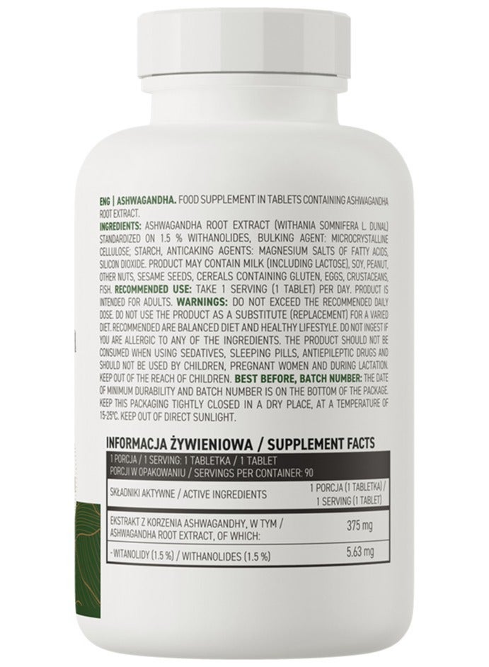 OstroVit Ashwagandha 90 Tablets - Image 2