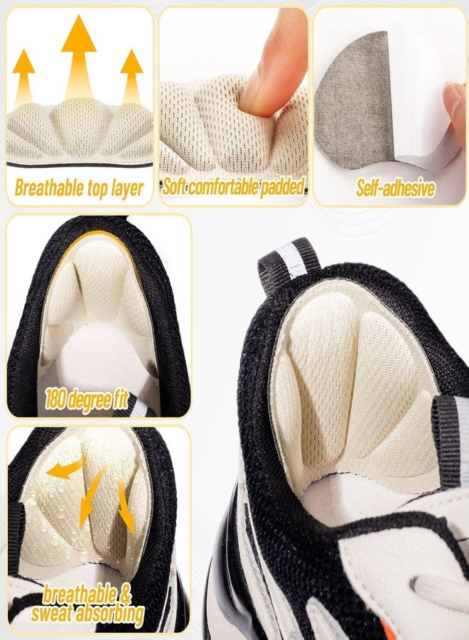 MANIBAM IMPEX 6 Pairs Heel Grips Liner for Men Women, Heel Grips Shoes Cushion Pads, Anti-Slip Shoe Inserts, Foot Care Protectors for Loose Shoes, Multicolor - Image 5