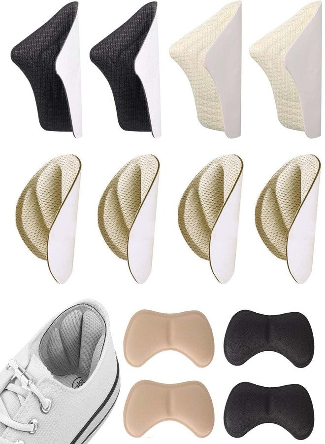 MANIBAM IMPEX 6 Pairs Heel Grips Liner for Men Women, Heel Grips Shoes Cushion Pads, Anti-Slip Shoe Inserts, Foot Care Protectors for Loose Shoes, Multicolor - Image 1