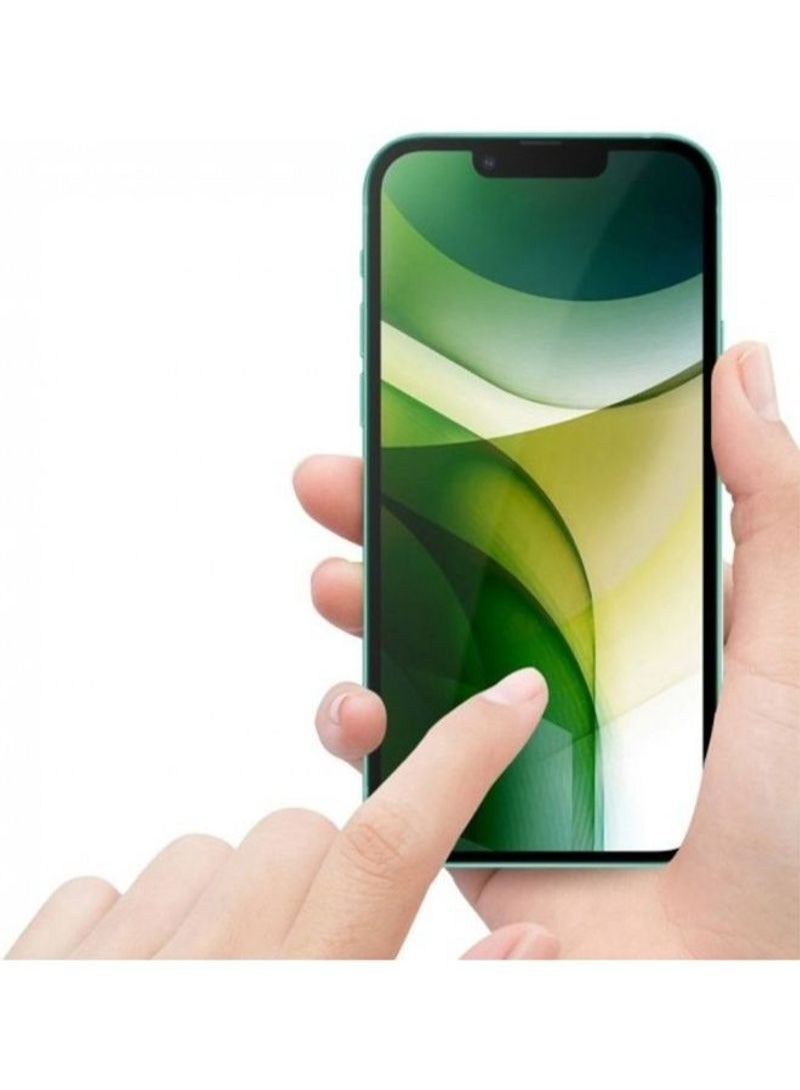 BORTONY 2-Pack Super Shieldz 3D Tempered Glass Screen Protector for Apple iPhone 13 Pro/13 Clear/Black - Image 2