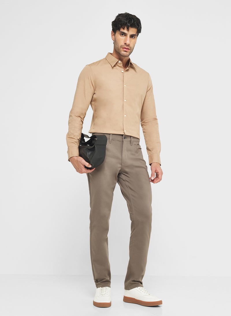 CALVIN KLEIN Slim Stretch Trousers - Image 4